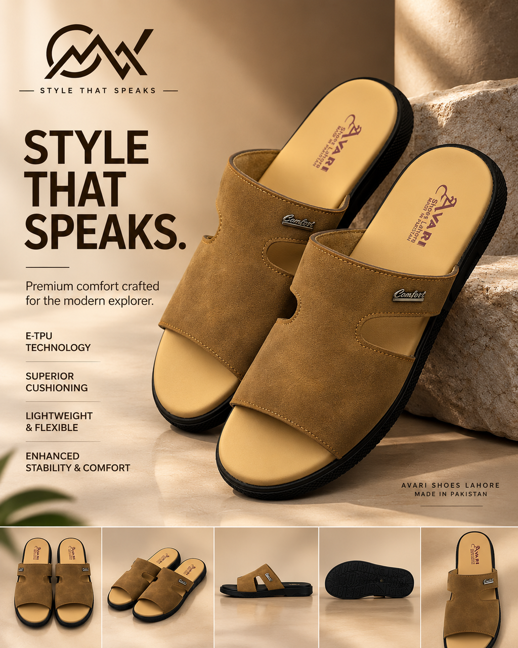 OUTWEAR Men’s Premium Comfort Slippers