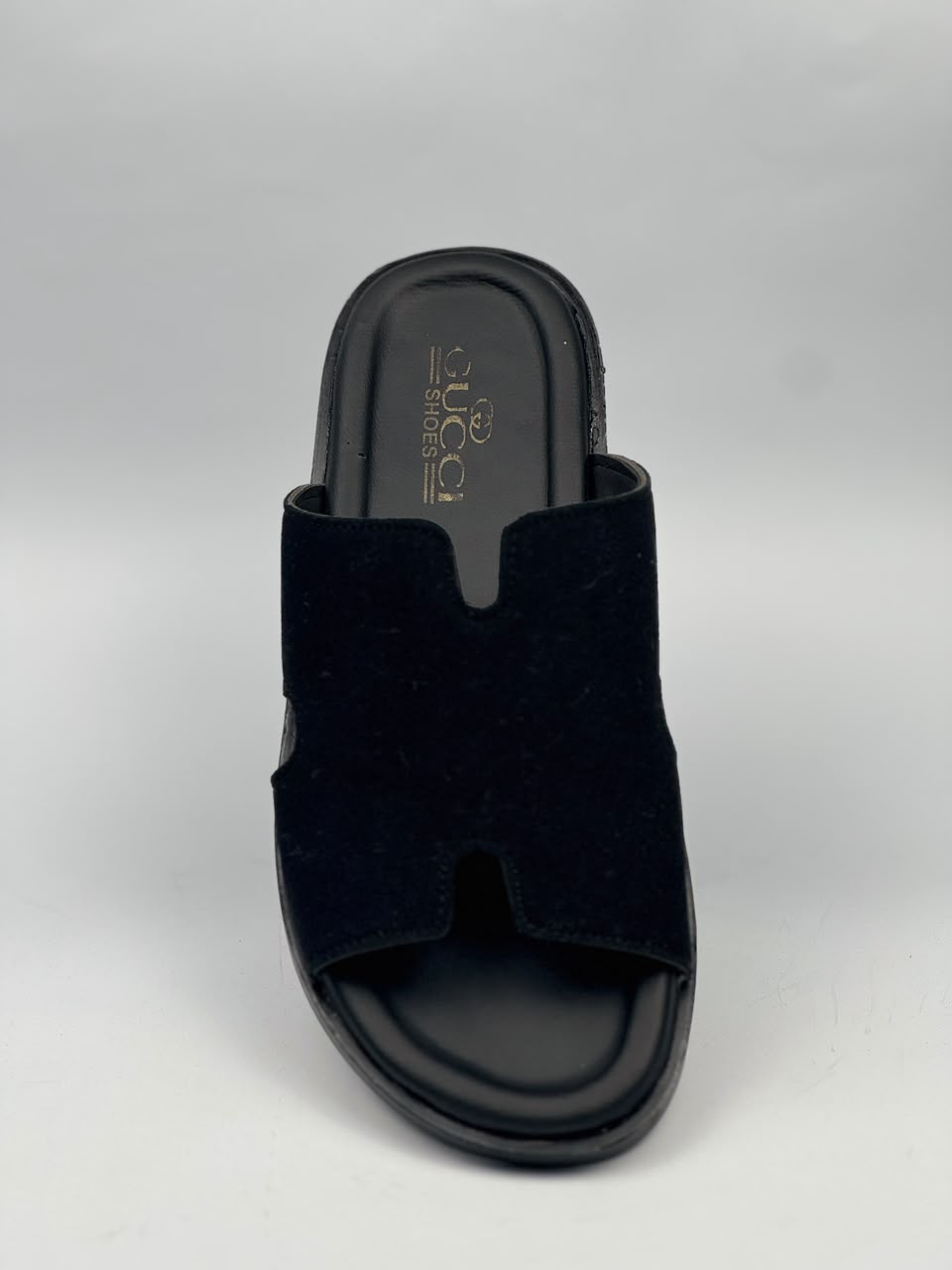Outwear Premium Suede Comfort Slippers – Black