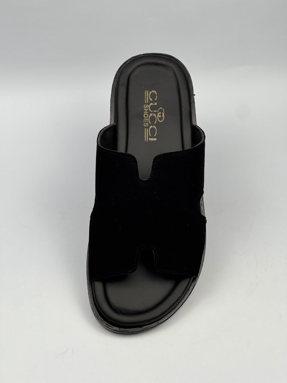 Outwear Premium Suede Comfort Slippers – Black