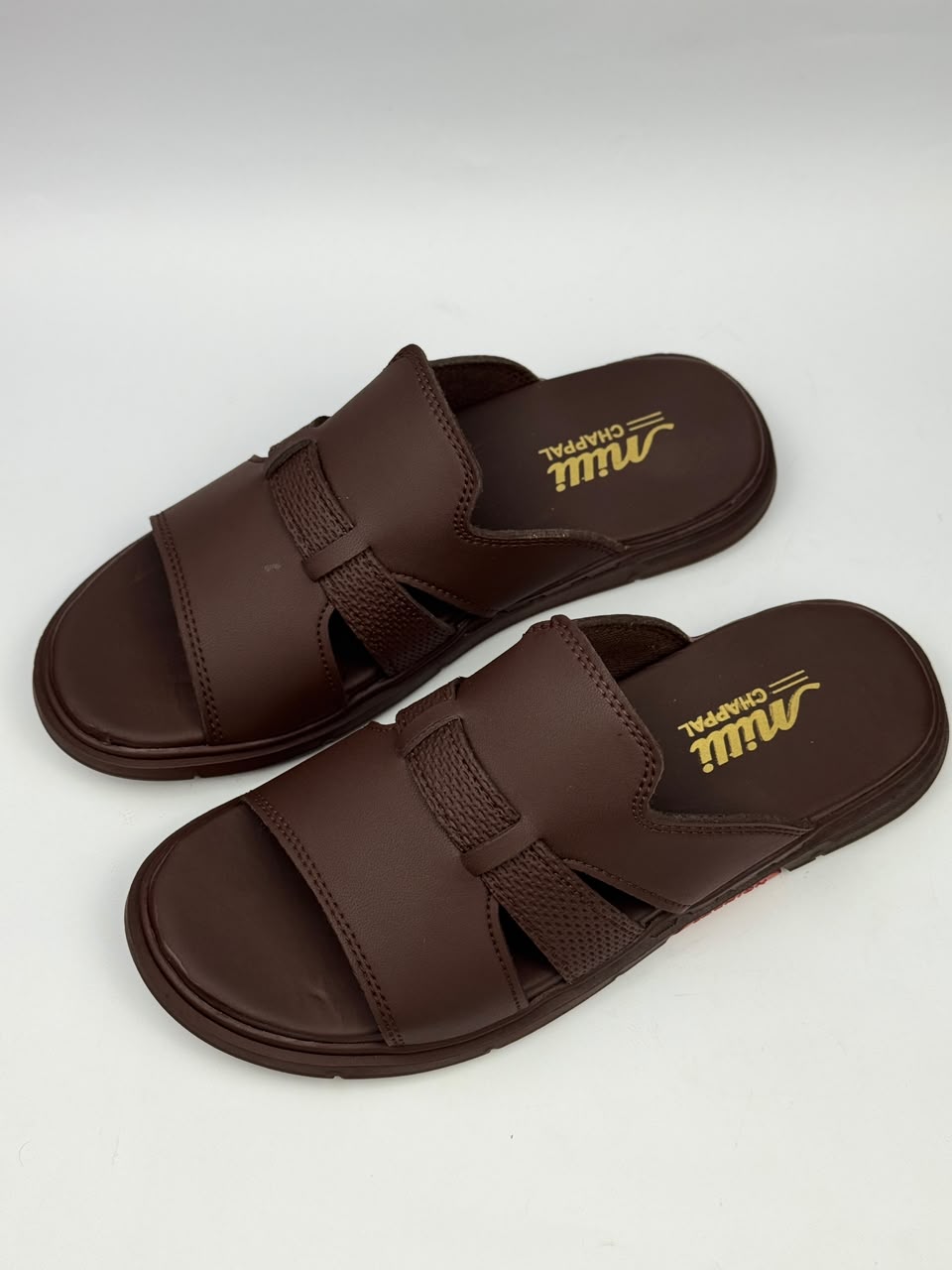 Premium Brown Comfort Slippers for Men