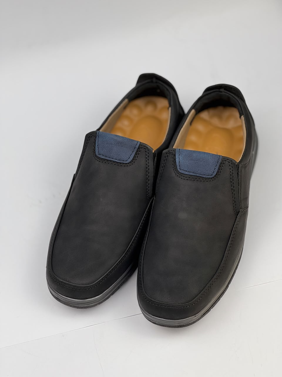 Premium Comfort Black gray Slip-On Shoes for Men