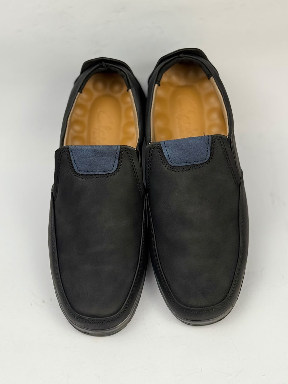 Premium Comfort Black gray Slip-On Shoes for Men