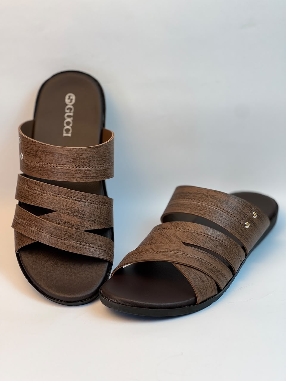 Premium Comfort Brown Slippers for Men