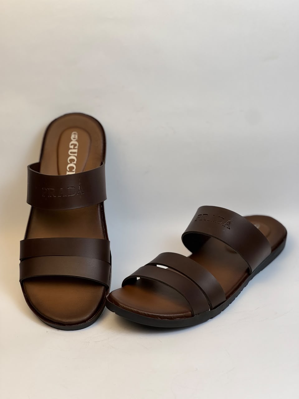 Premium Brown Comfort Slippers for Men