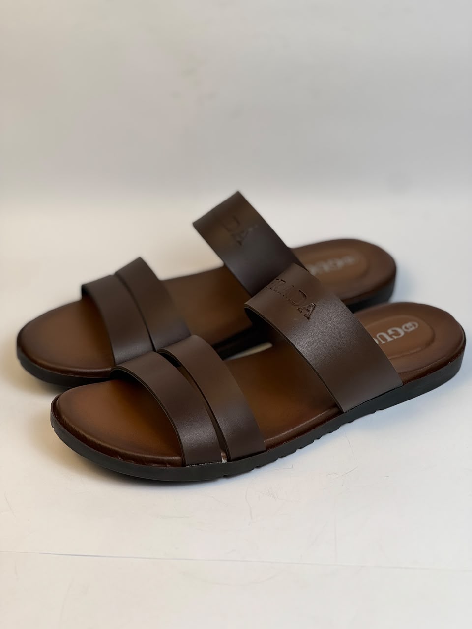 Premium Brown Comfort Slippers for Men