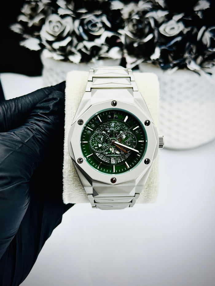 Hublot Diamond Cut Heavy Watch